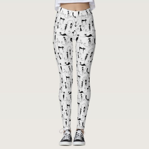The Cool Crazy About Cats Leggings