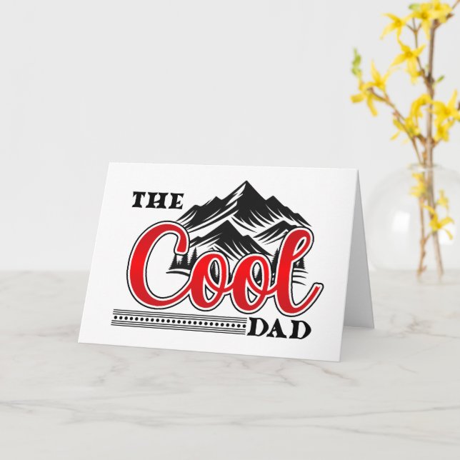 The cool dad card (Yellow Flower)