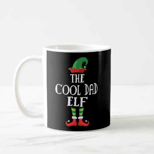 The Cool Dad Elf Group Matching Family Father Chri Coffee Mug