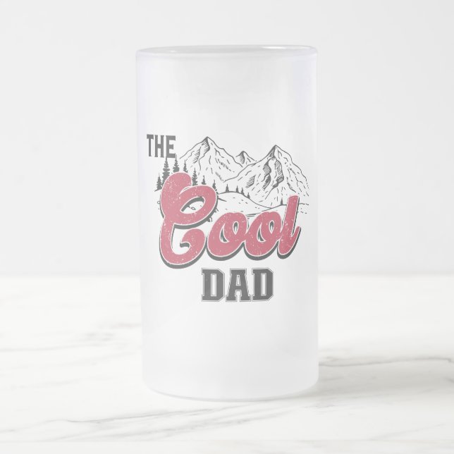 "The Cool Dad" Frosted Beer Mug  (Center)