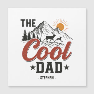 The Cool Dad – Rustic Mountain and Deer Design
