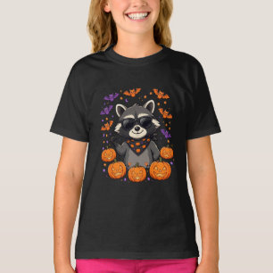 The Cool Halloween Raccoon: Spooky Meets Stylish T-Shirt