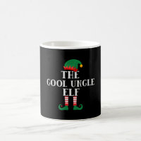 The Cool Uncle Elf Funny Christmas Coffee Mug