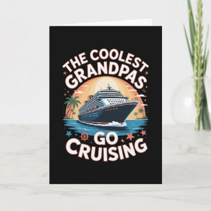 The Coolest Grandpas Go Cruising Grandpa Cruise Va Card