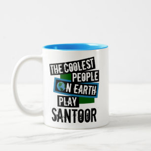 The Coolest People on Earth Play Santoor Two-Tone Coffee Mug