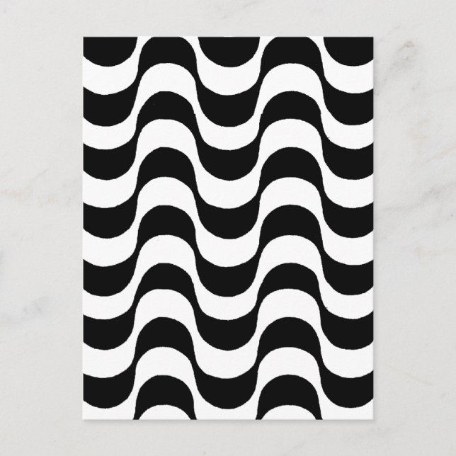 The Copacabana sidewalk, Rio de Janeiro, Brasil Postcard (Front)