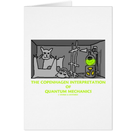 The Copenhagen Interpretation Of Quantum Mechanics Cards (Front)