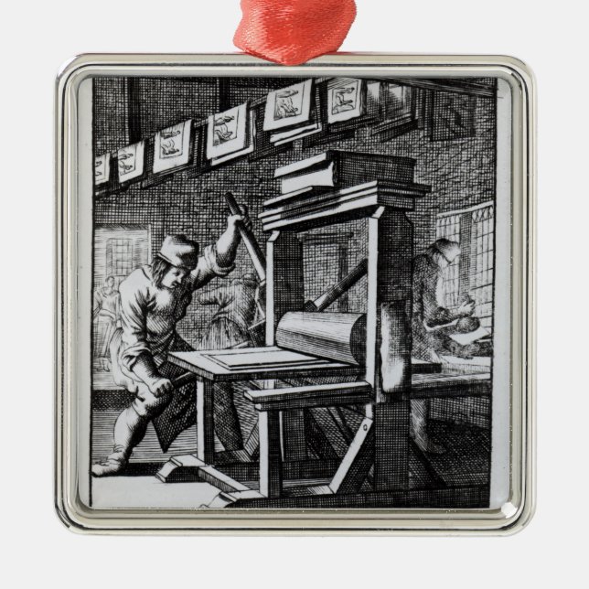 The Copper-plate Engraver, from 'Iets voor Metal Ornament (Front)