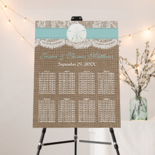 The Coral Sand Dollar Beach Wedding Collection Foa Foam Board