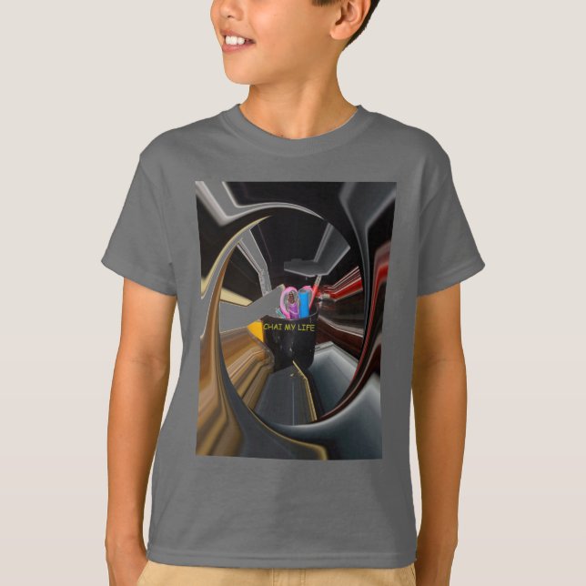 The Core of the Hustle | Spinning Office Essential T-Shirt (Front)