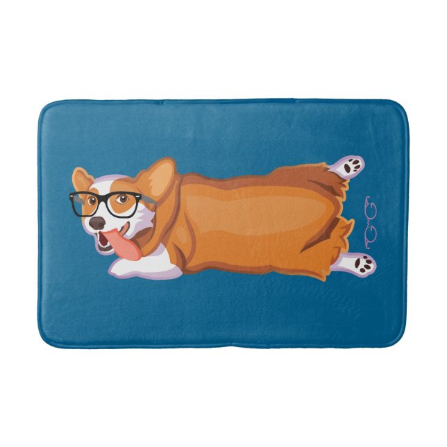 The Corgi Spoot Bath Mat (Front)