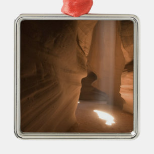 The Corkscrew in Upper Antelope Canyon, Navajo 2 Metal Ornament