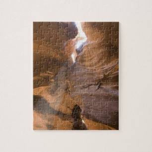 The Corkscrew in Upper Antelope Canyon, Navajo Jigsaw Puzzle