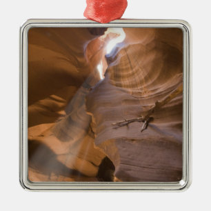 The Corkscrew in Upper Antelope Canyon, Navajo Metal Ornament