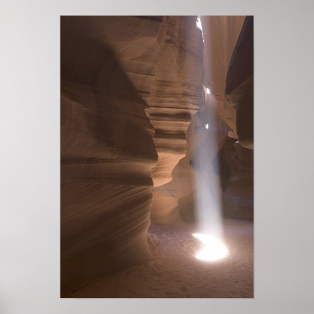 The Corkscrew in Upper Antelope Canyon, Navajo Poster (Front)
