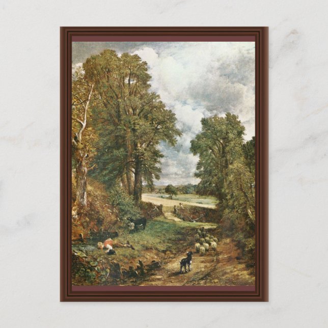 The Cornfield, The Cornfield By John Constable (Be Postcard (Front)
