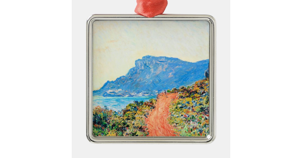 Monet Painting Tote Bag La Corniche Near Monaco Artist 