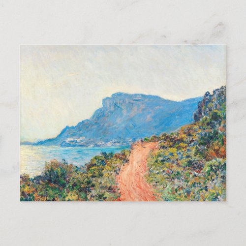 The Corniche near Monaco by Claude Monet Postcard