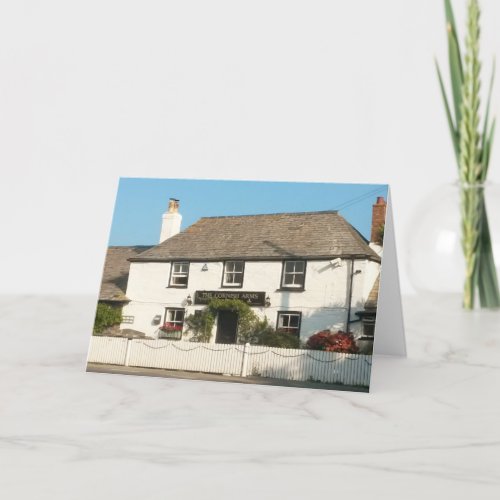 The Cornish Arms St Merryn Cornwall England Holiday Card