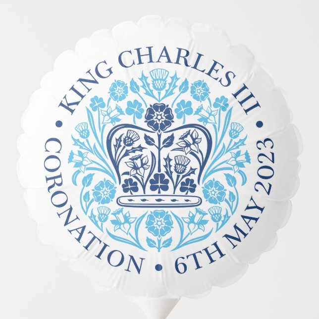 The Coronation Emblem of King Charles 2023 Balloon (Back)