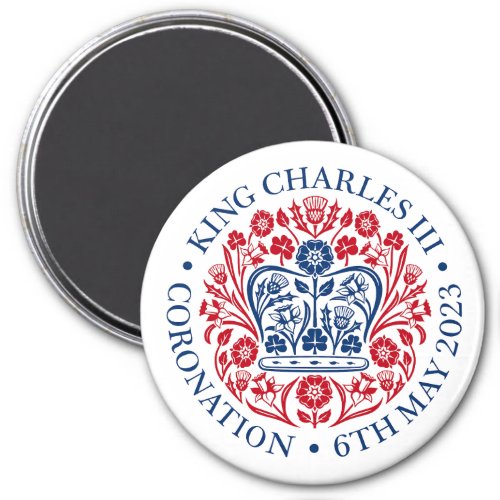The Coronation Emblem of King Charles 2023 Magnet