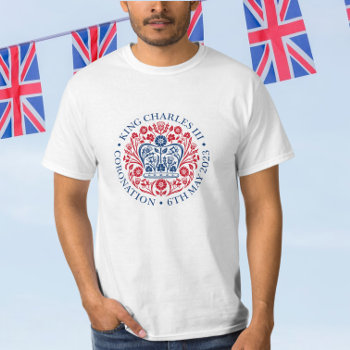 The Coronation Emblem Of King Charles 2023 T-shirt by Ricaso_Graphics at Zazzle