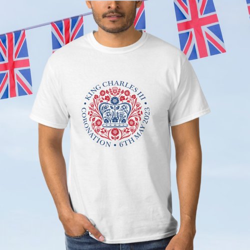 The Coronation Emblem of King Charles 2023 T_Shirt