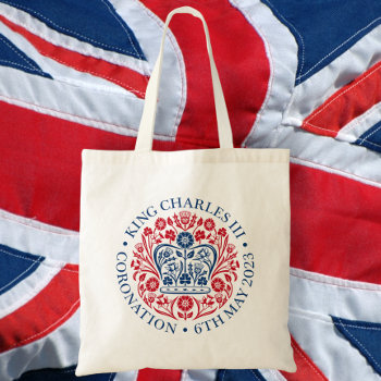 The Coronation Emblem Of King Charles 2023 Tote Bag by Ricaso_Designs at Zazzle