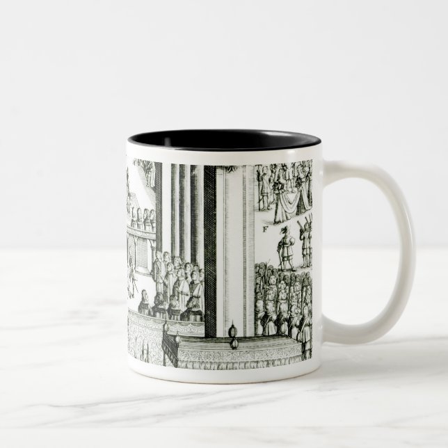 The Coronation of Charles I Two-Tone Coffee Mug (Right)