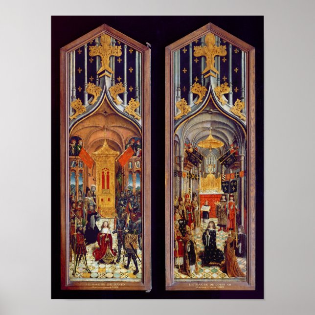The Coronation of David and Louis XII  1501 Poster (Front)