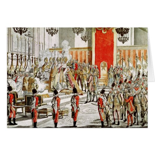 The Coronation of Leopold II at Bratislava Cards (Front Horizontal)