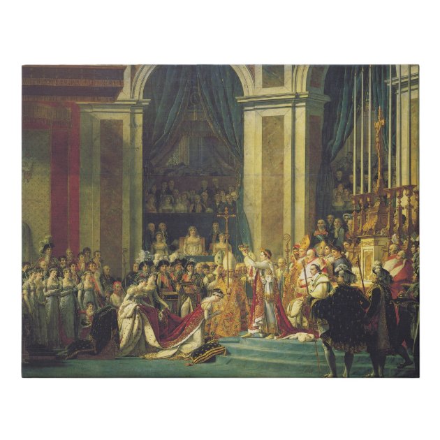 The Coronation Of Napoleon By David - Canvas | Zazzle