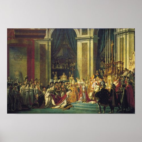 The Coronation of Napoleon by David _ Poster