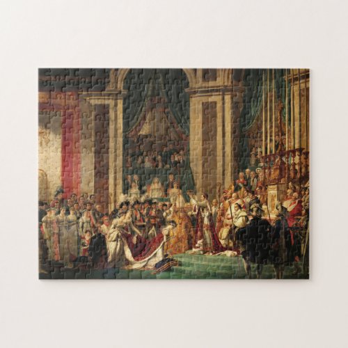 The Coronation of Napoleon by Jacques_Louis David Jigsaw Puzzle