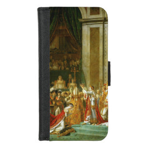 The Coronation of Napoleon, Jacques-Louis David iPhone 8/7 Wallet Case