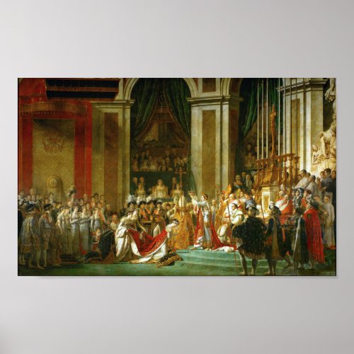 The Coronation of Napoleon Jacques_Louis David Poster