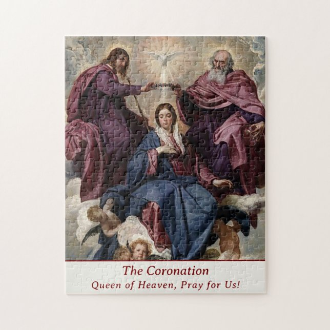The Coronation of the Blessed Virgin Mary Jigsaw Puzzle (Vertical)