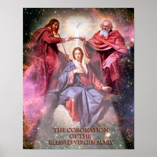 The Coronation of The Blessed Virgin Mary Poster