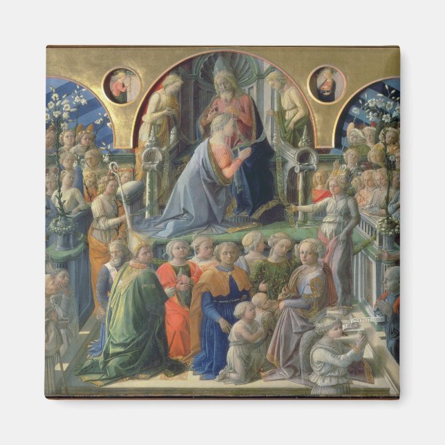 The Coronation of the Virgin, 1441-7 (tempera on p Magnet (Front)