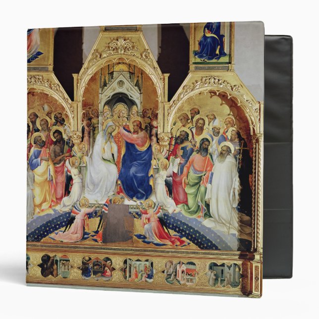 The Coronation of the Virgin 3 Ring Binder (Front/Inside)