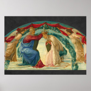 The Coronation of the Virgin by Filippino Lippi Poster