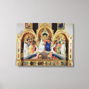 The Coronation of the Virgin Canvas Print