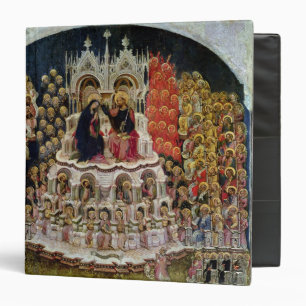 The Coronation of the Virgin in Paradise, 1438 3 Ring Binder