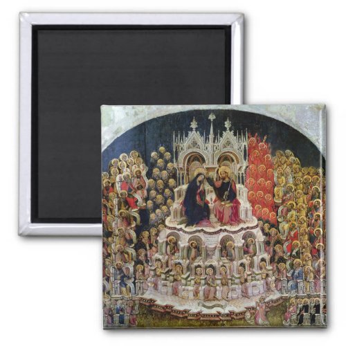 The Coronation of the Virgin in Paradise 1438 Magnet