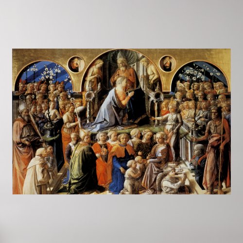 The Coronation of the Virgin jigsaw Poster