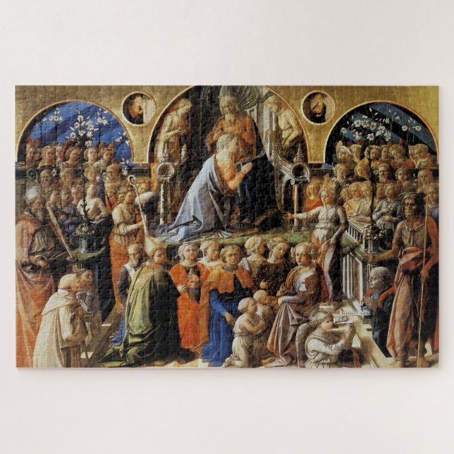 The Coronation of the Virgin Jigsaw Puzzle (Horizontal)
