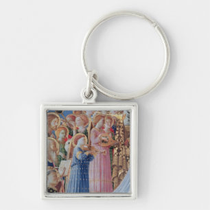 The Coronation of the virgin Keychain