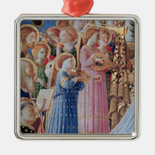 The Coronation of the virgin Metal Ornament