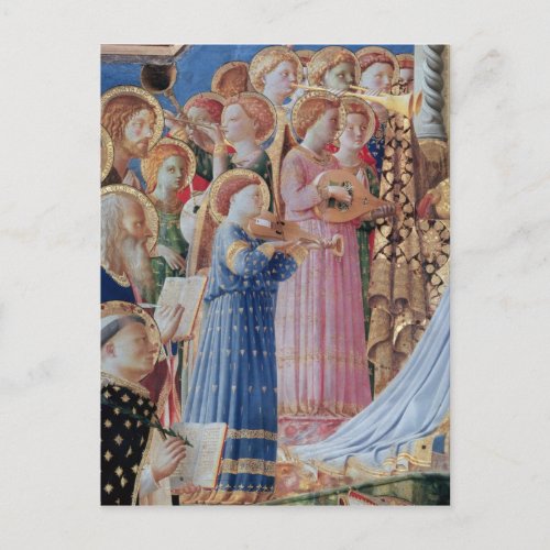 The Coronation of the virgin Postcard