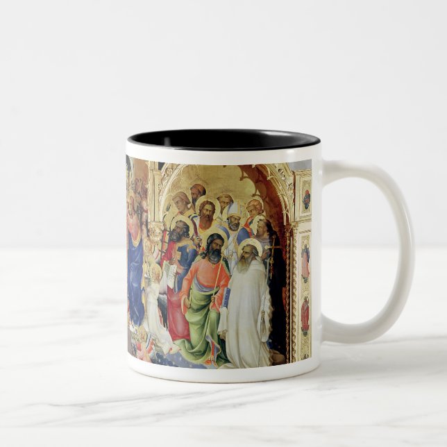 The Coronation of the Virgin Two-Tone Coffee Mug (Right)
